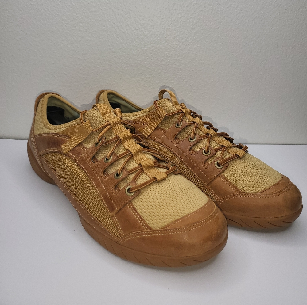 Womens Timberland Richter 25645 Tan Leather Casual Low Trainer Everyday Size 10M